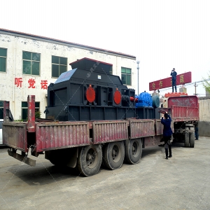 大型對輥制砂機(jī)1208型制砂機(jī)發(fā)往內(nèi)蒙古