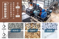 購買一臺對輥破碎制砂機需要多少錢，有什么優勢？